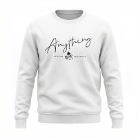 Bluza bez kaptura Anything - White