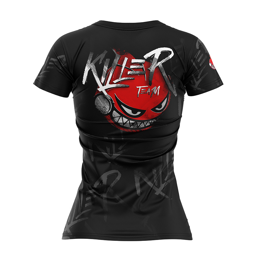 T-Shirt damski Fullprint - Grunge