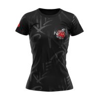 T-Shirt damski Fullprint - Grunge