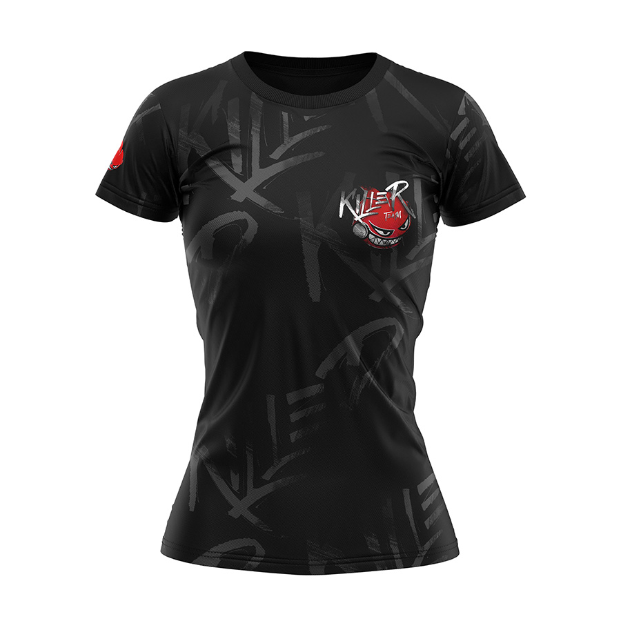 T-Shirt damski Fullprint - Grunge