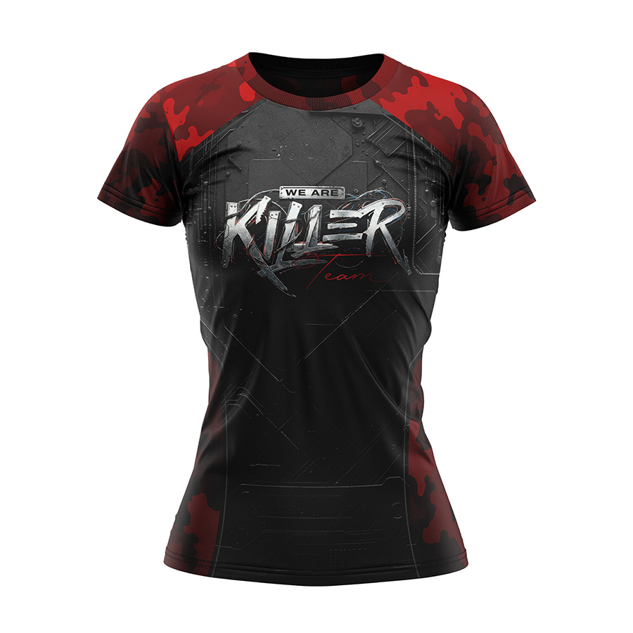 T-Shirt damski Fullprint - We Are Killer Team