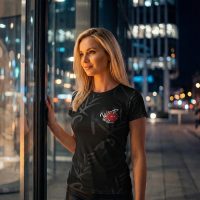 T-Shirt damski Fullprint - Grunge