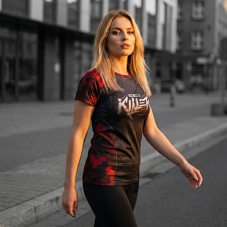 T-Shirt damski Fullprint - We Are Killer Team