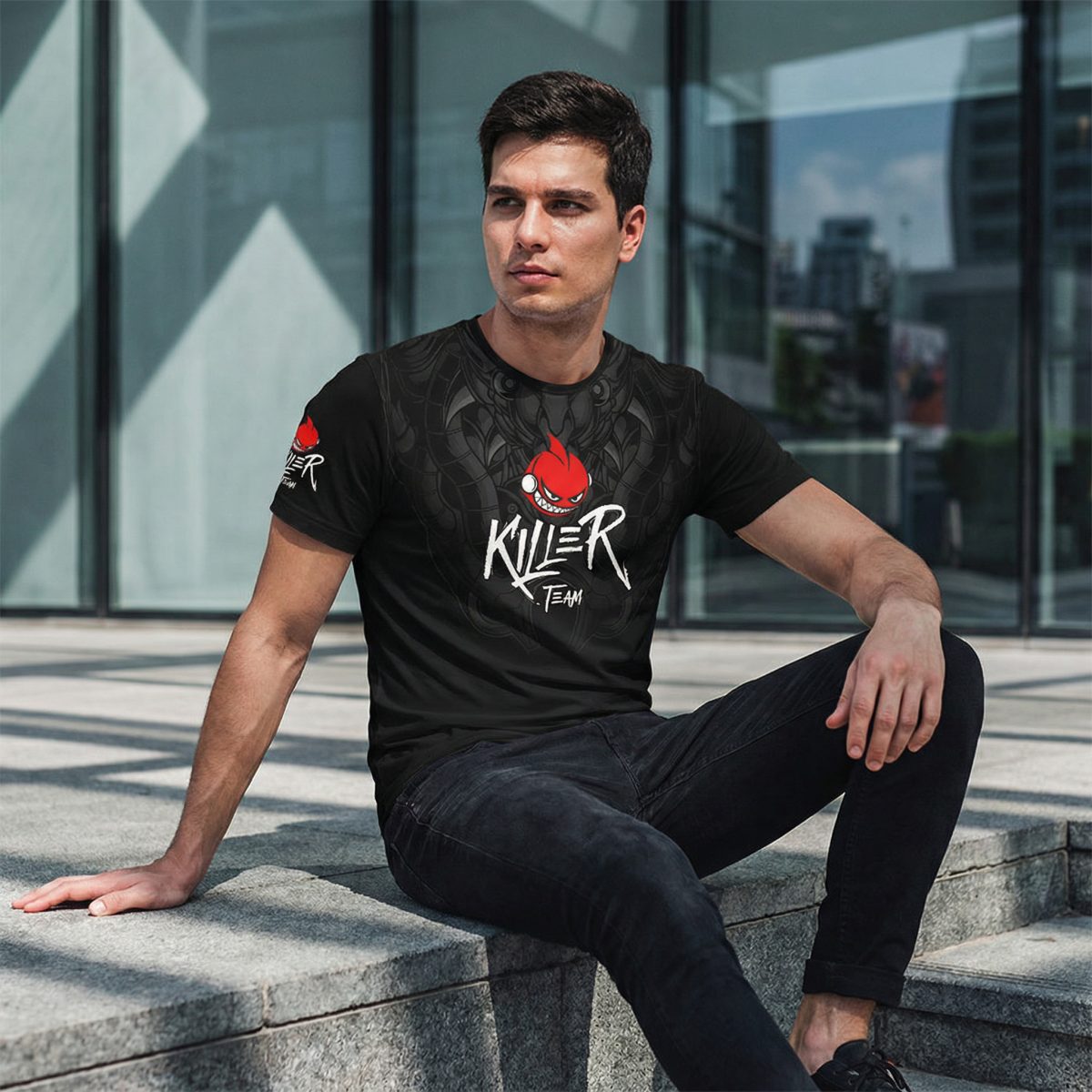 T-Shirt Fullprint - Cyborg