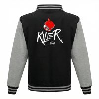 Bluza Baseballówka Czarno-Szara