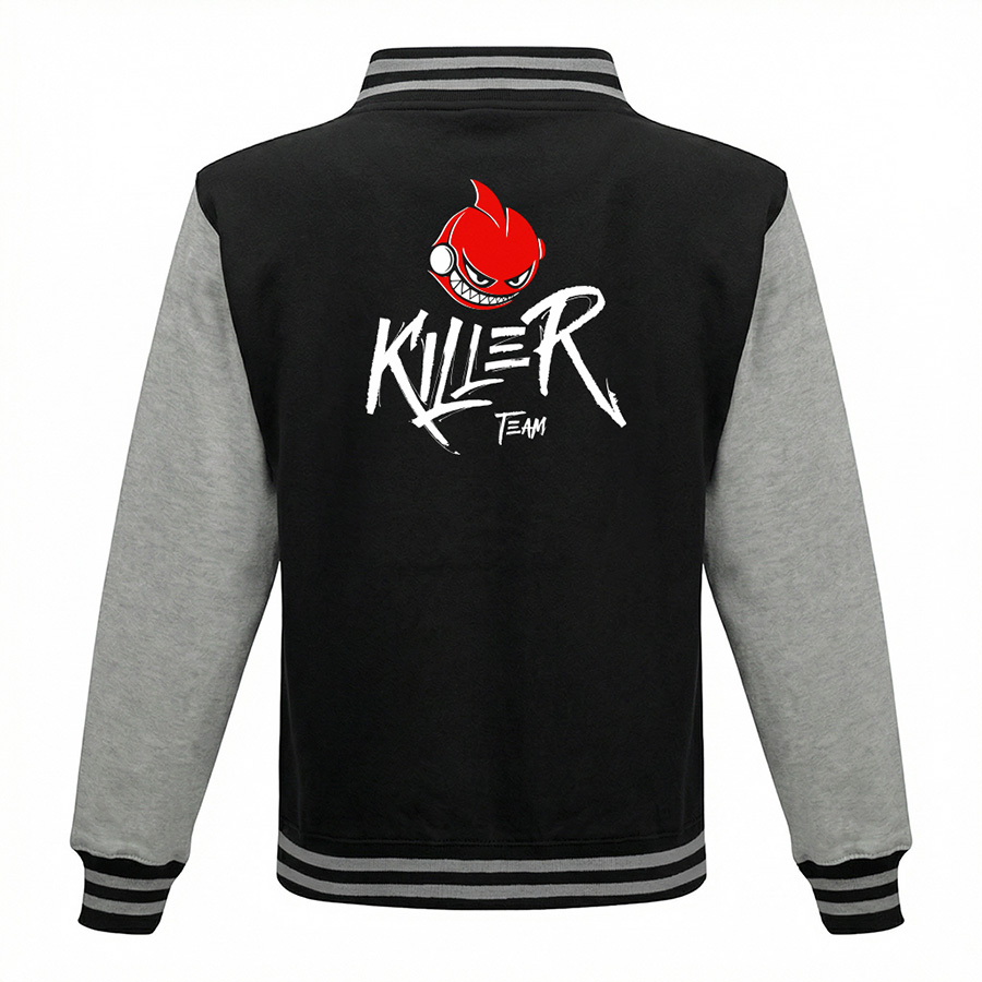 Bluza Baseballówka Czarno-Szara