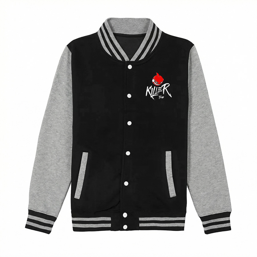 Bluza Baseballówka Czarno-Szara