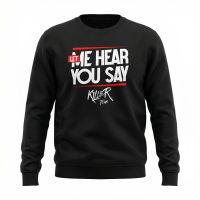 Bluza bez kaptura Let Me Hear You Say - Black