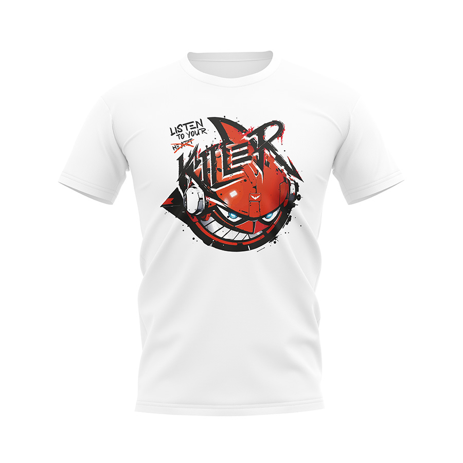 T-Shirt Listen To Your Killer - White