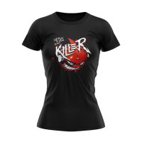 T-Shirt damski Listen To Your Killer - Black