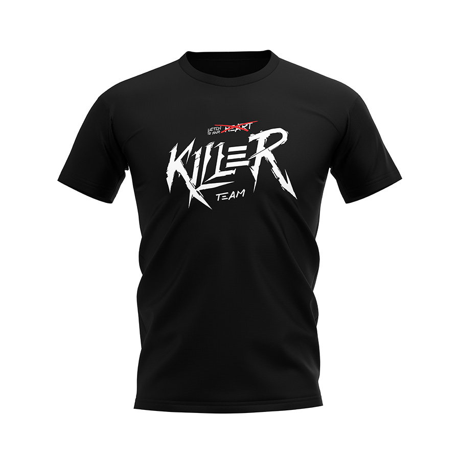 T-Shirt Listen To Your Killer Team- Black