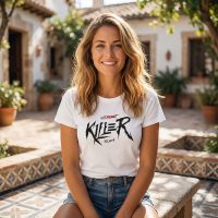 T-Shirt damski Listen To Your Killer Team - White