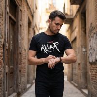 T-Shirt Listen To Your Killer Team- Black