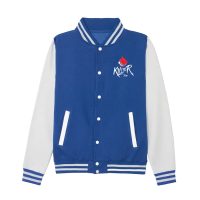 Bluza Baseballówka Niebiesko-Biała