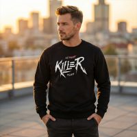 Bluza bez kaptura Listen To Your Killer Team - Black