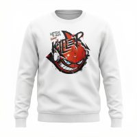 Bluza bez kaptura Listen To Your Killer - White