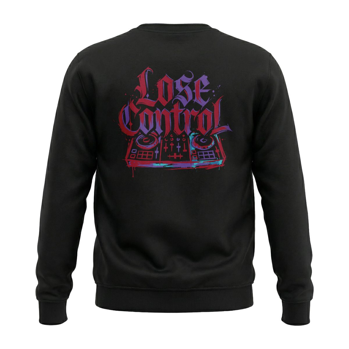 Bluza bez kaptura Lose Control - Black